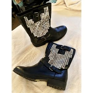 Steve Madden studded boots